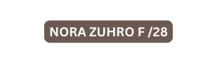 Nora zuhro f 28